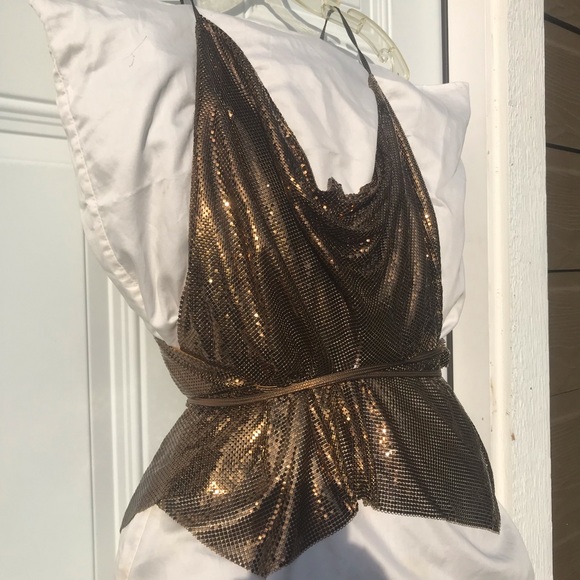 Whiting & Davis Halter Top Extremely Rare Vintage - Picture 4 of 5